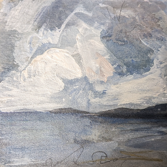 Across the Bay II, Original Painting on Board