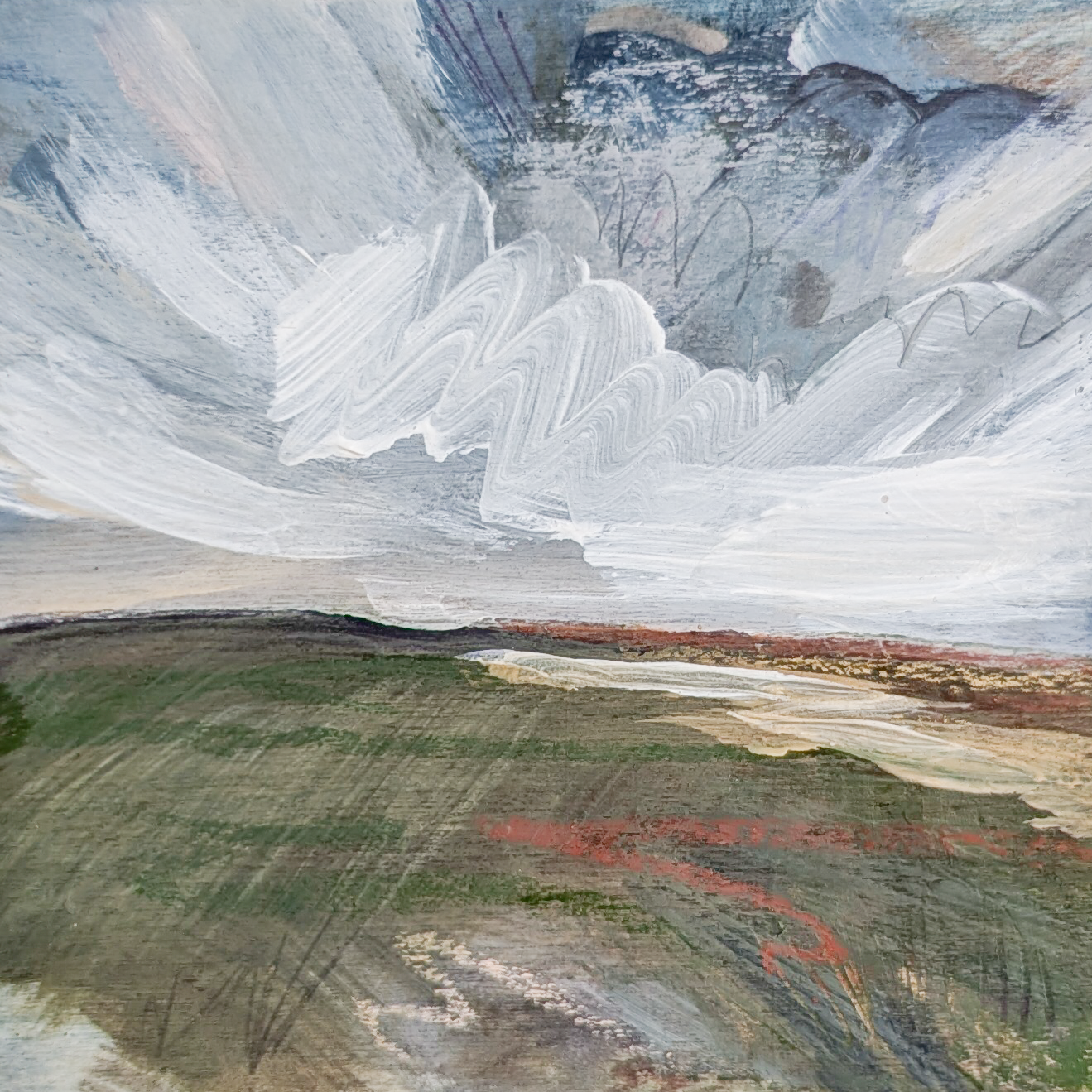 In the Dunes III, Original Painting on Board