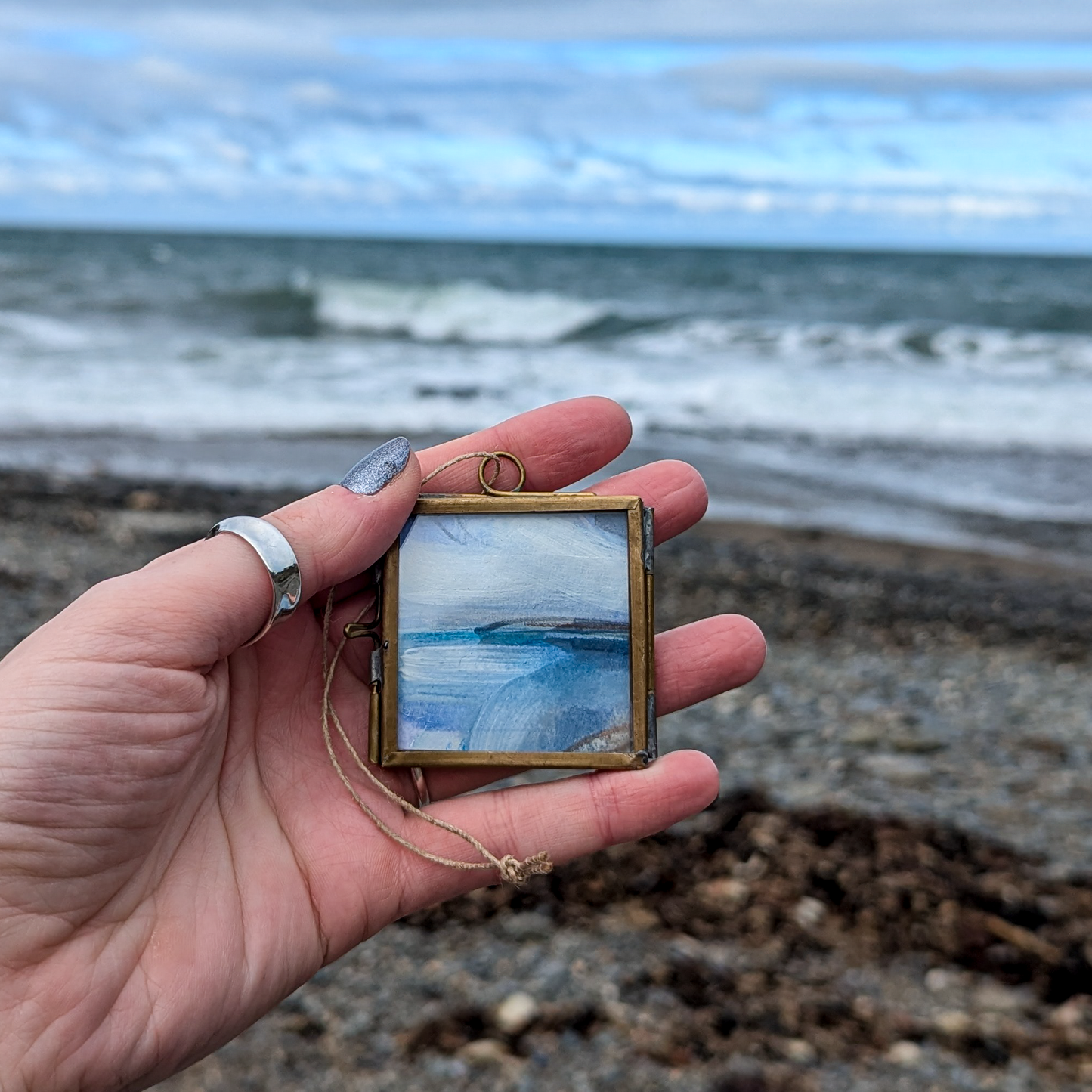 Cool Beach | Hand-Painted Christmas Tree Decoration