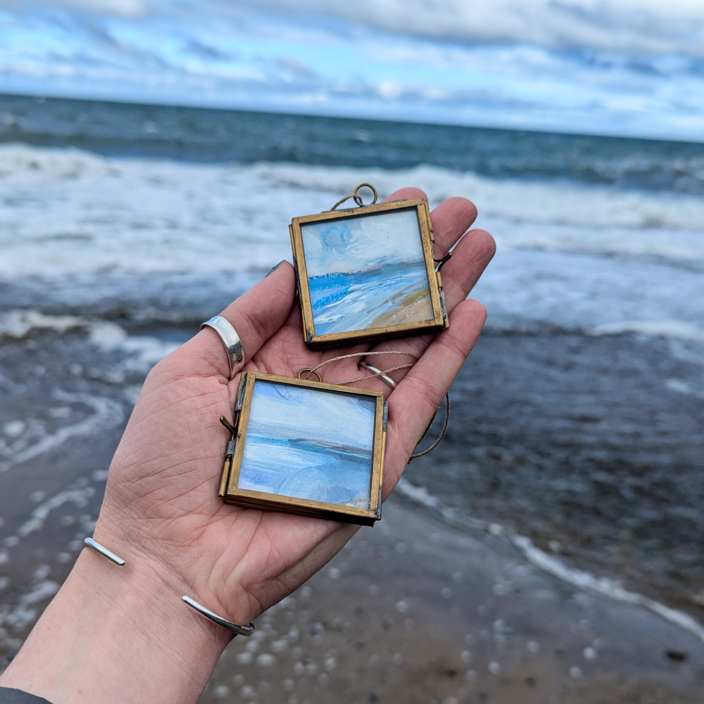 Cool Beach | Hand-Painted Christmas Tree Decoration