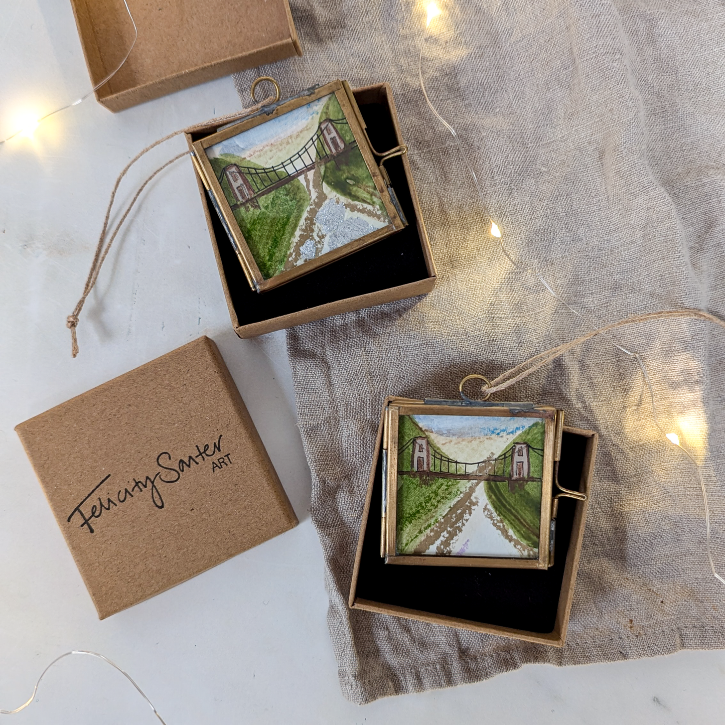 Clifton Suspension Bridge | Hand-Painted Christmas Tree Decoration