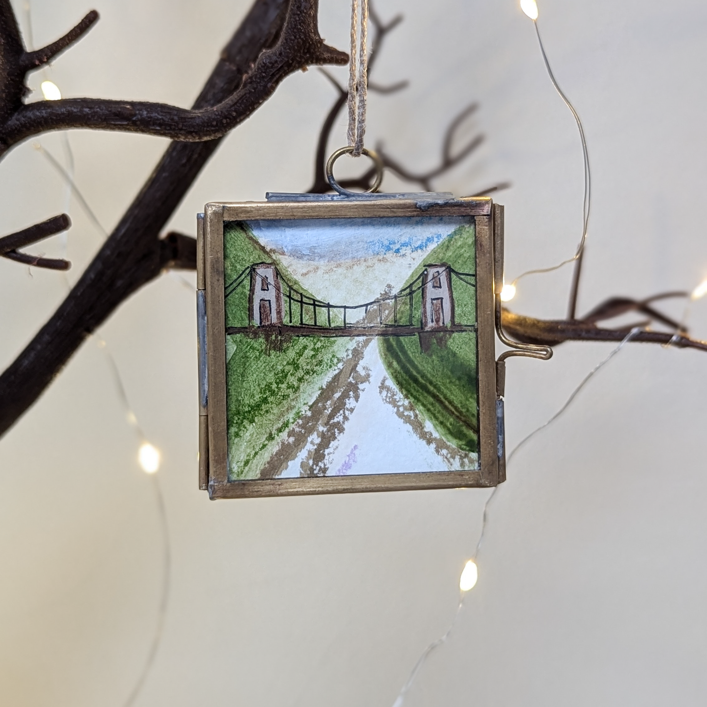 Clifton Suspension Bridge | Hand-Painted Christmas Tree Decoration