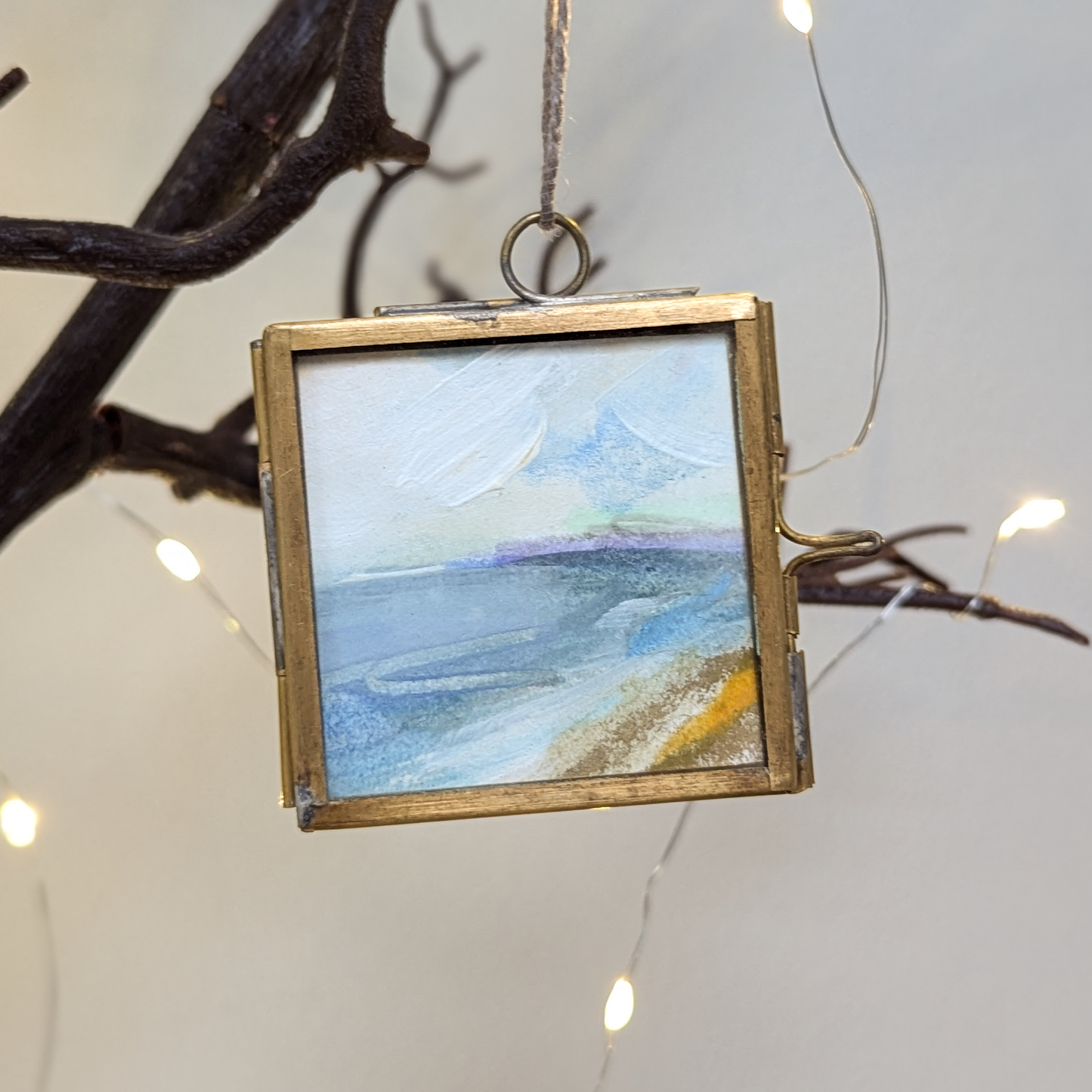 Warm Beach | Hand-Painted Christmas Tree Decoration