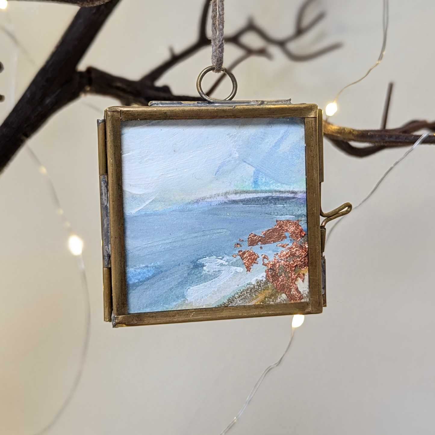 Warm Beach | Hand-Painted Christmas Tree Decoration