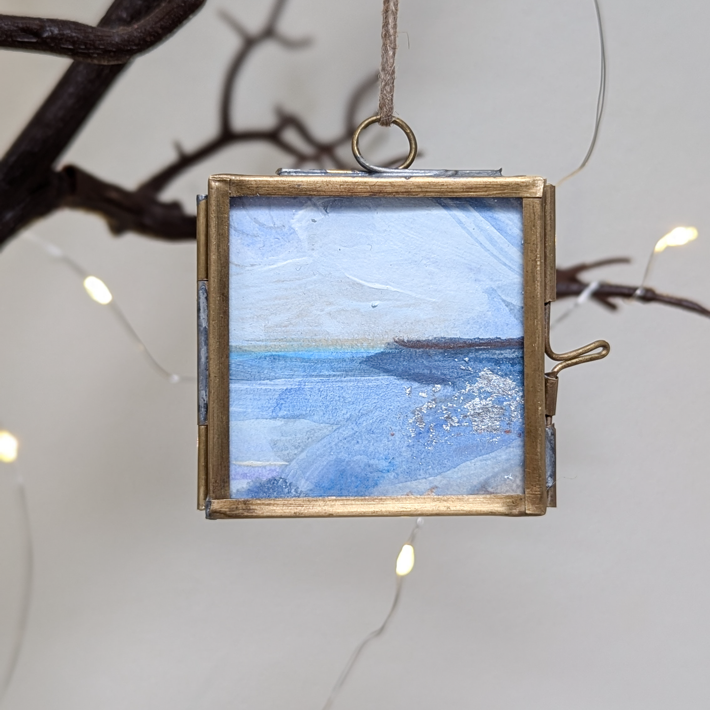 Cool Beach | Hand-Painted Christmas Tree Decoration