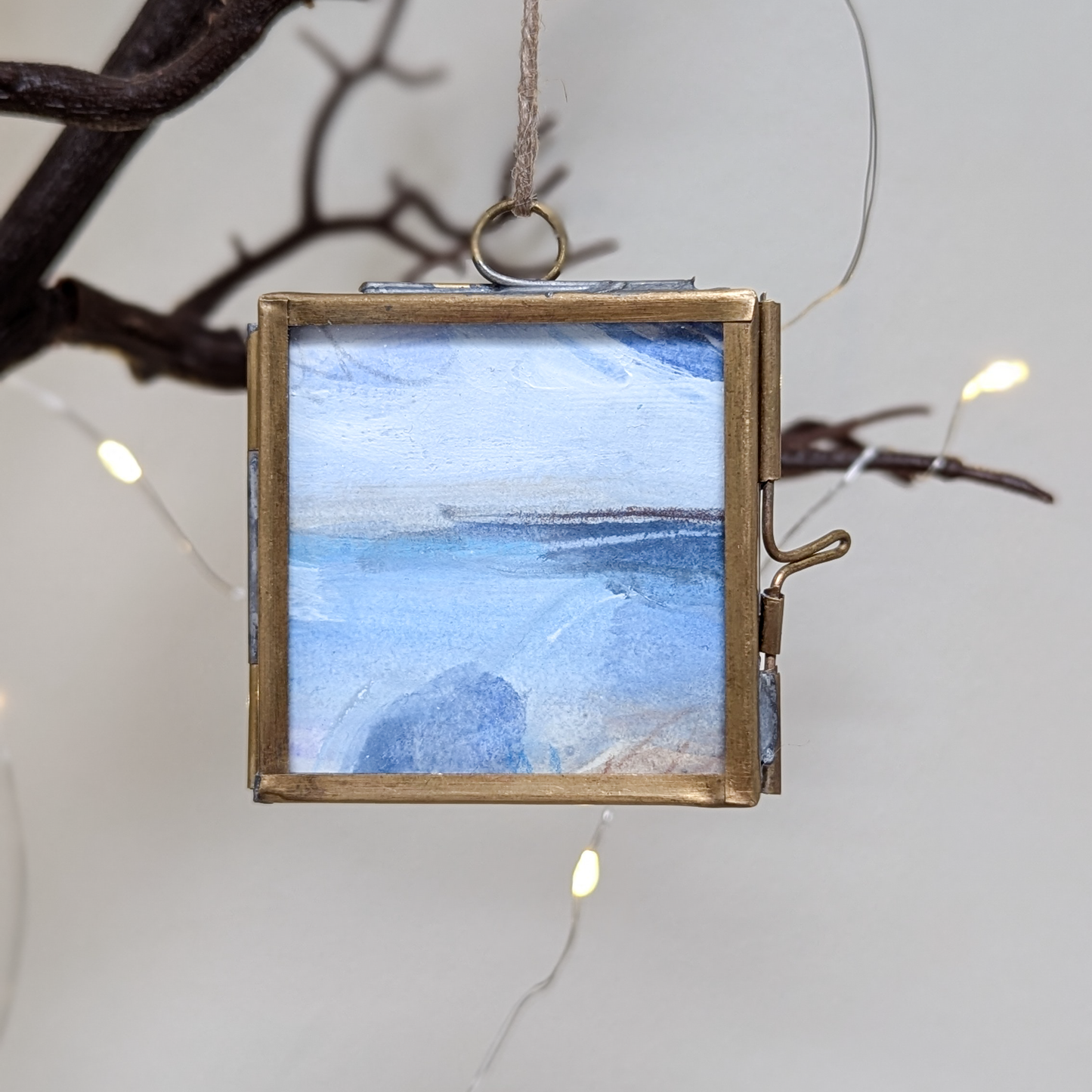 Cool Beach | Hand-Painted Christmas Tree Decoration