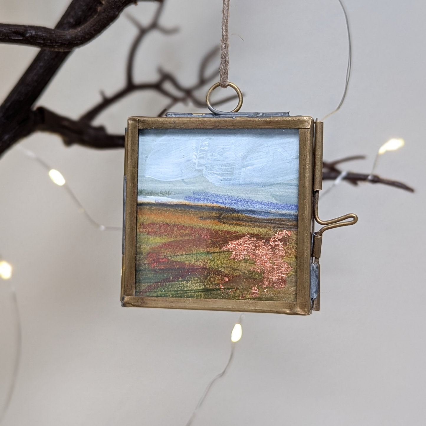 Autumn Fields | Hand-Painted Christmas Tree Decoration