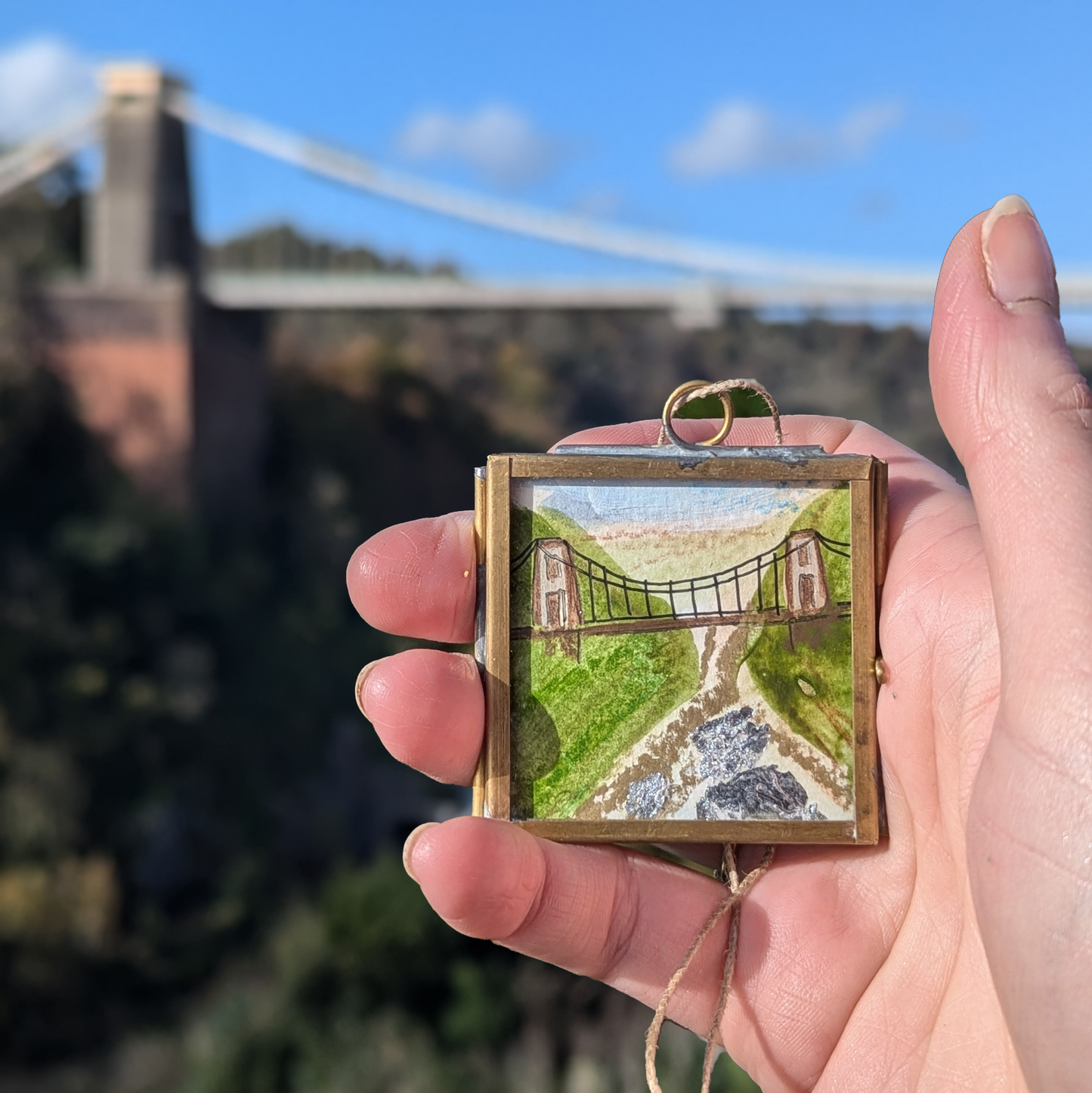 Clifton Suspension Bridge | Hand-Painted Christmas Tree Decoration